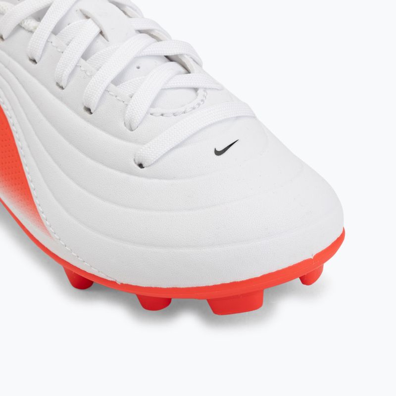 Vaikiški futbolo bateliai Nike Jr. Tiempo Maestro Club White/Bright Crimson/Blur 7