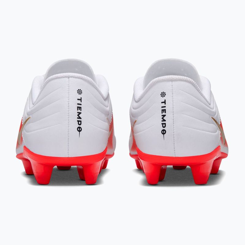 Vaikiški futbolo bateliai Nike Jr. Tiempo Maestro Club White/Bright Crimson/Blur 2