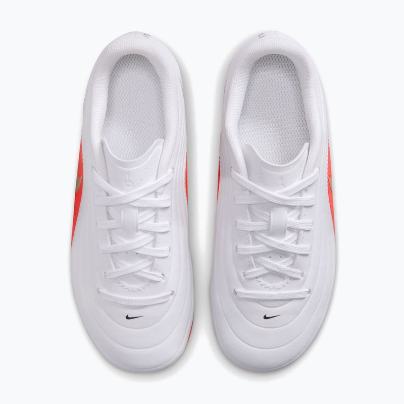 Vaikiški futbolo bateliai Nike Jr. Tiempo Maestro Club White/Bright Crimson/Blur 3