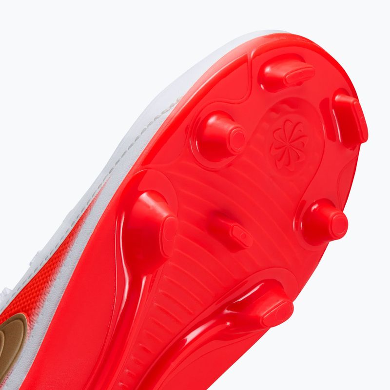 Vaikiški futbolo bateliai Nike Jr. Tiempo Maestro Club White/Bright Crimson/Blur 4
