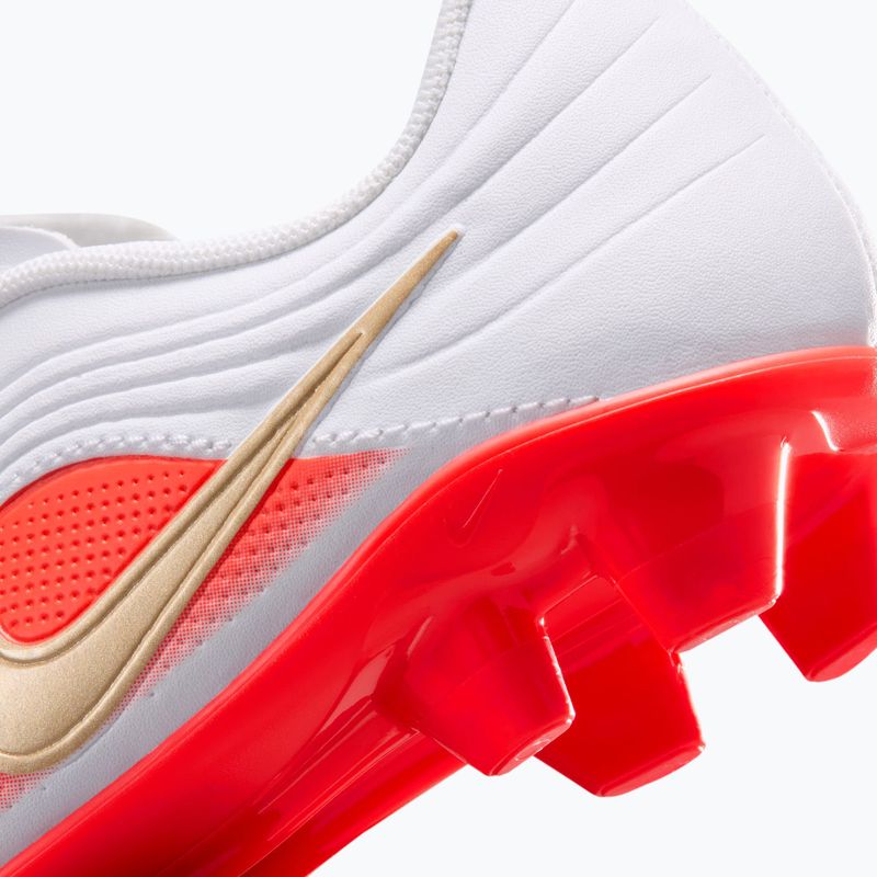Vaikiški futbolo bateliai Nike Jr. Tiempo Maestro Club White/Bright Crimson/Blur 6