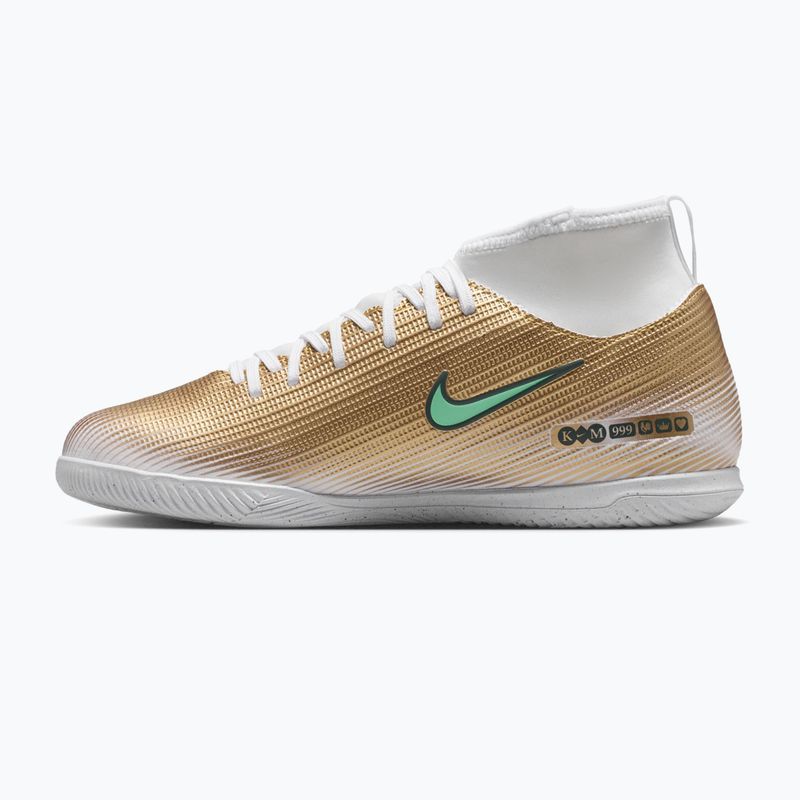 Vaikiški futbolo bateliai Nike Jr. Mercurial Superfly 11 Club "Kylian Mbappé" metallic gold/green glow 2