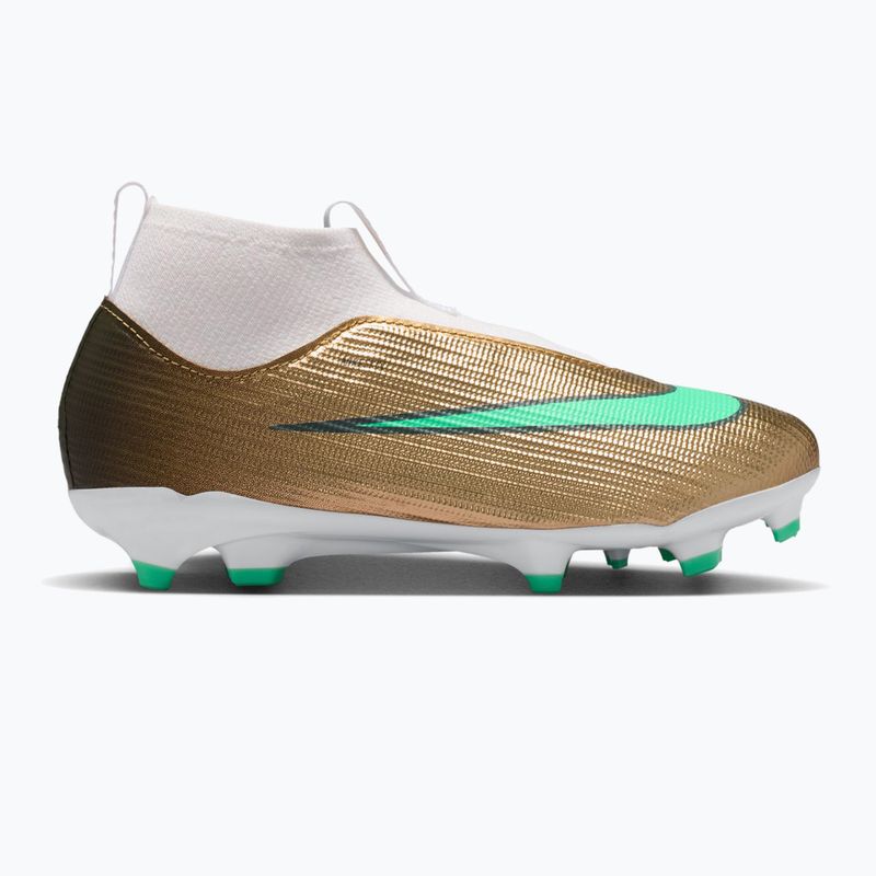Vaikiški futbolo bateliai Nike Jr. Mercurial Superfly 11 Academy "Kylian Mbappé" metallic gold/green glow