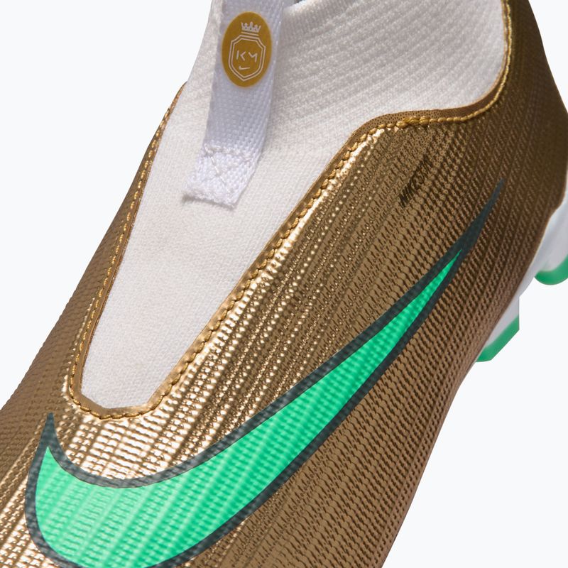 Vaikiški futbolo bateliai Nike Jr. Mercurial Superfly 11 Academy "Kylian Mbappé" metallic gold/green glow 5