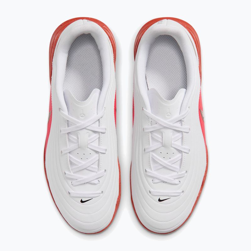 Vaikiški futbolo bateliai Nike Jr. Tiempo Maestro Club white/bright crimson/blur 2