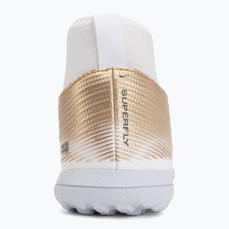 Vaikiški futbolo bateliai Nike Jr. Mercurial Superfly 11 Club "Kylian Mbappé" metallic gold/green glow 6