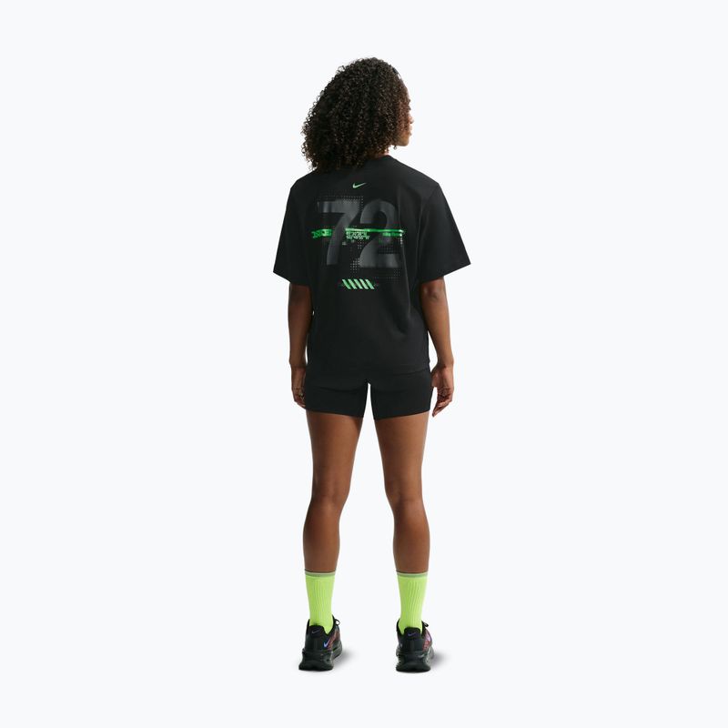 Moteriški bėgimo marškinėliai Nike Swift Dri-Fit black/no color/illusion green 3