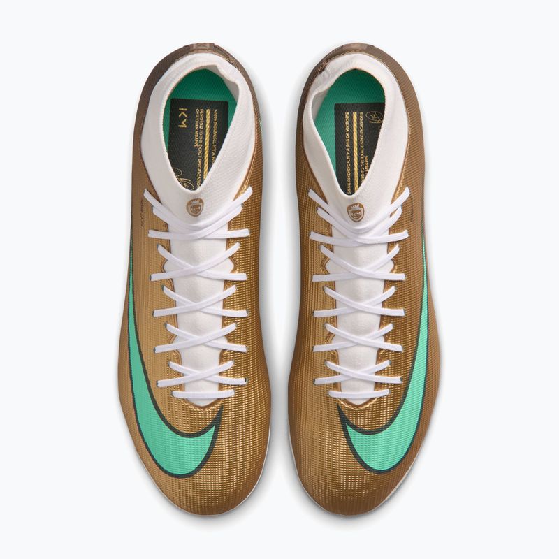 Vyriški futbolo bateliai Nike Mercurial Superfly 11 Academy "Kylian Mbappé" metallic gold/green glow 4