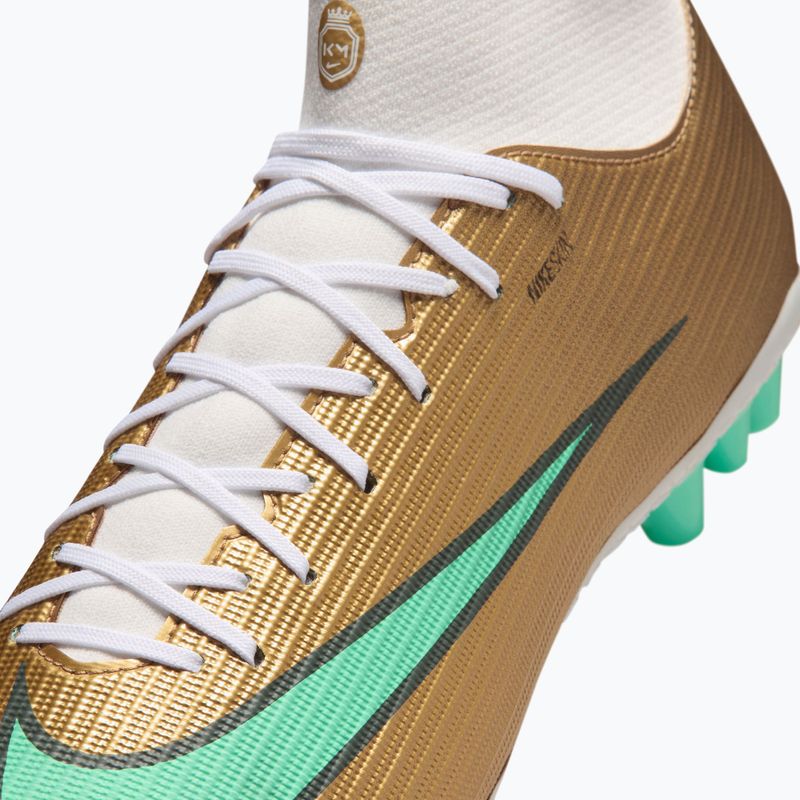 Vyriški futbolo bateliai Nike Mercurial Superfly 11 Academy "Kylian Mbappé" metallic gold/green glow 6