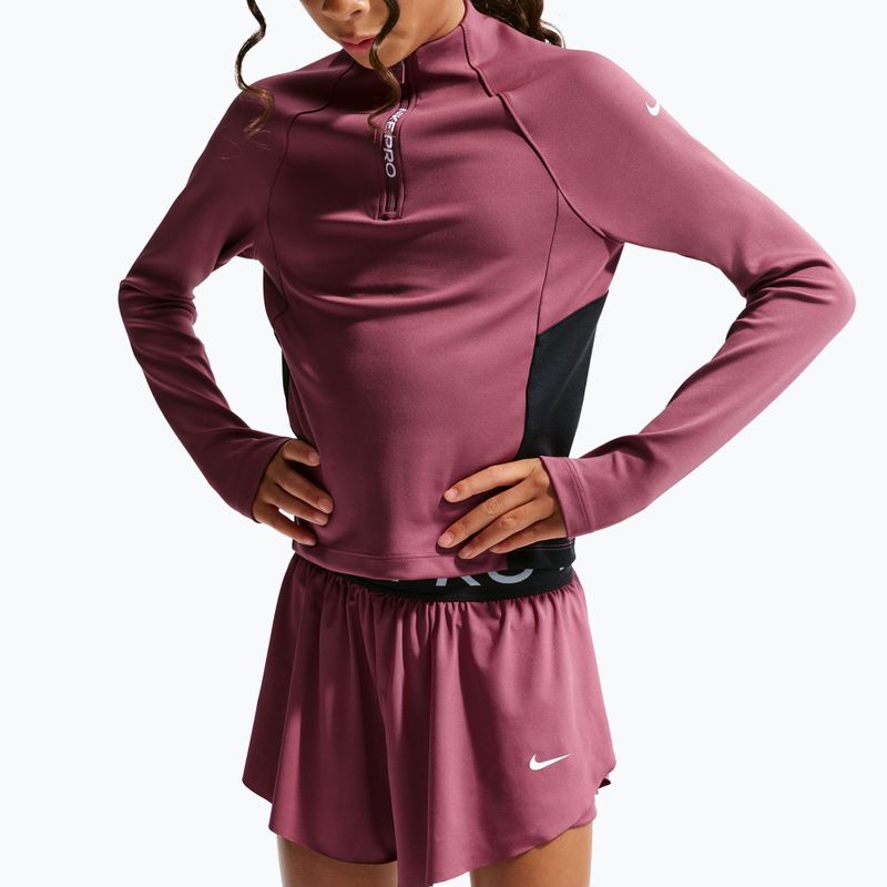 Vaikiški šortai Nike Pro pink smoke/black/white 4