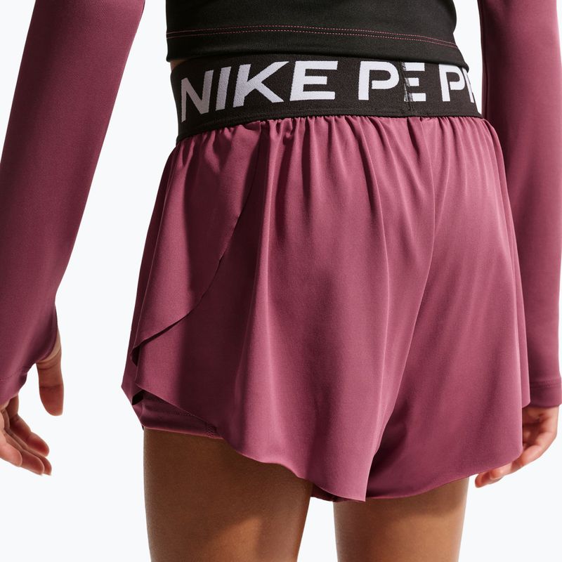 Vaikiški šortai Nike Pro pink smoke/black/white 5