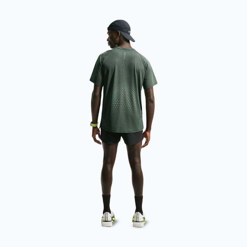 Vyriški bėgimo marškinėliai Nike Stride black/light green spark 3