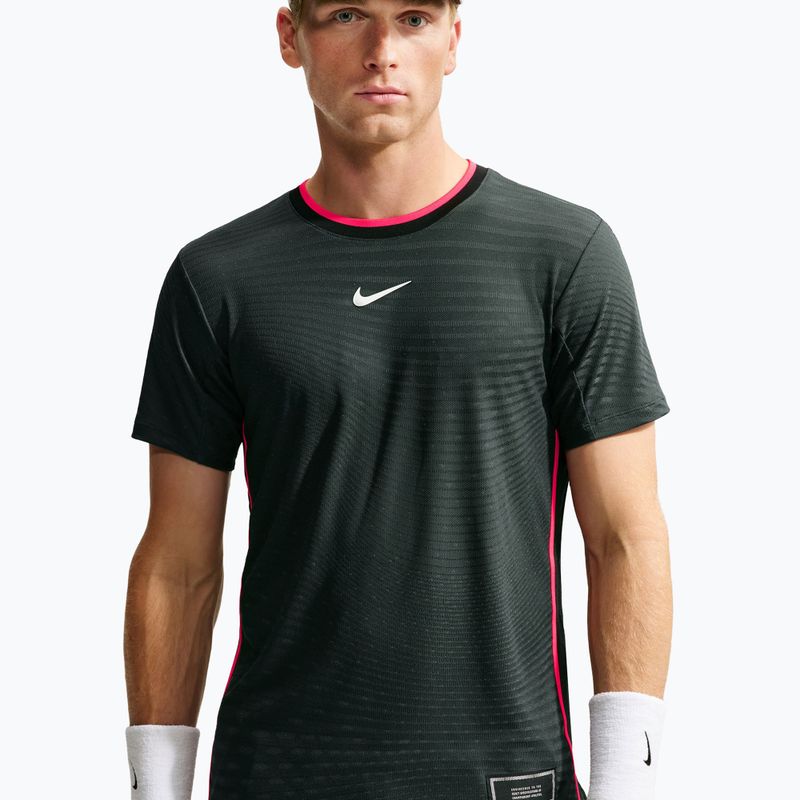 Polo marškinėliai Nike Court Slam Aero-Fit Black Spruce/White 4