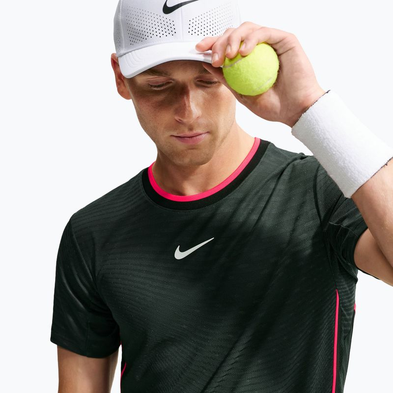 Polo marškinėliai Nike Court Slam Aero-Fit Black Spruce/White 6