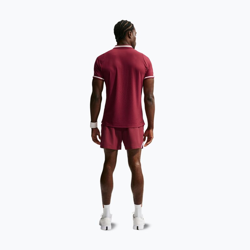 Polo marškinėliai Nike Court Slam Aero-Fit Team Red/Pale Ivory 3