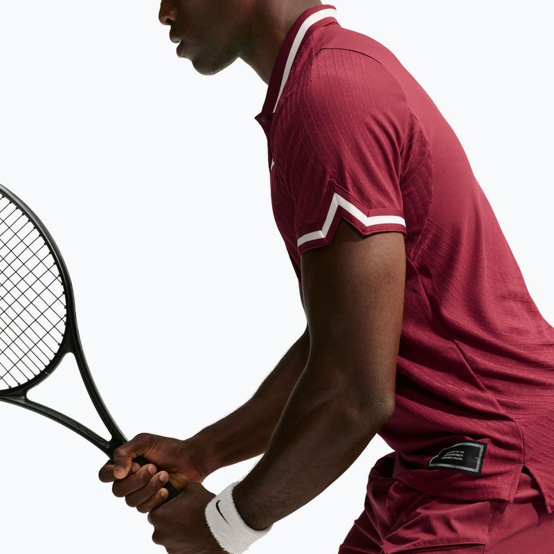 Polo marškinėliai Nike Court Slam Aero-Fit Team Red/Pale Ivory 4