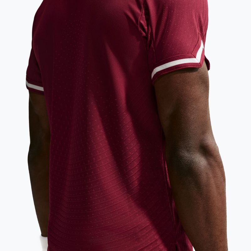 Polo marškinėliai Nike Court Slam Aero-Fit Team Red/Pale Ivory 5