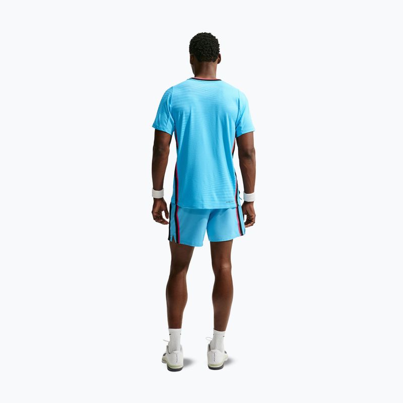 Polo marškinėliai Nike Court Slam Aero-Fit Baltic Blue/Black 3