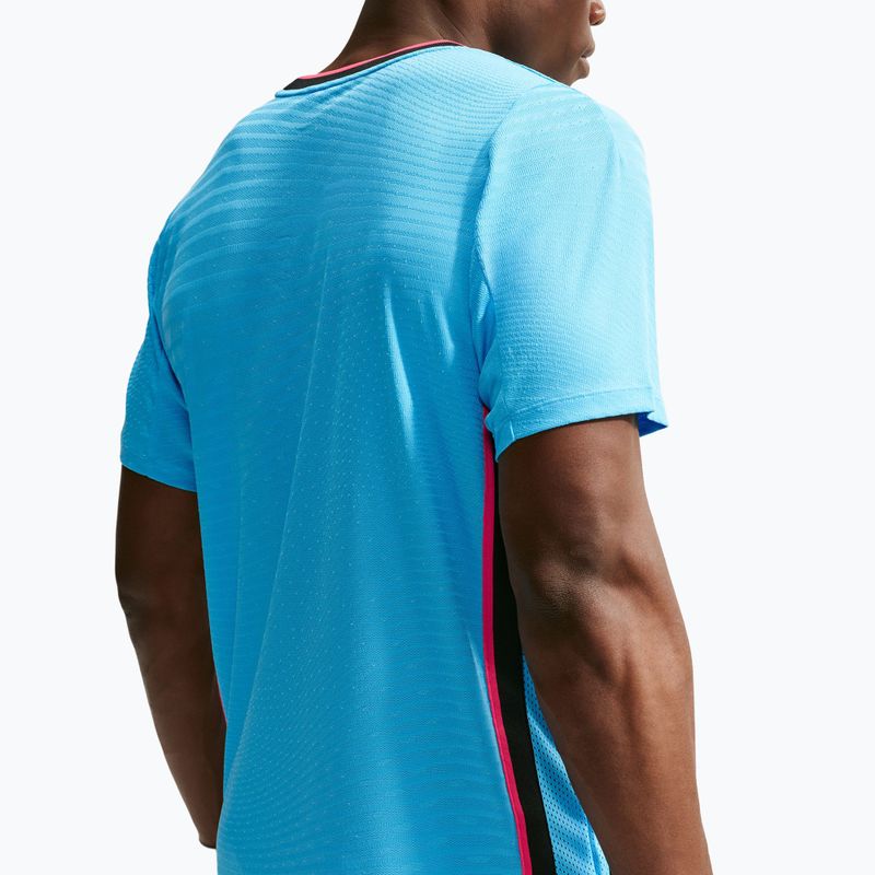 Polo marškinėliai Nike Court Slam Aero-Fit Baltic Blue/Black 5