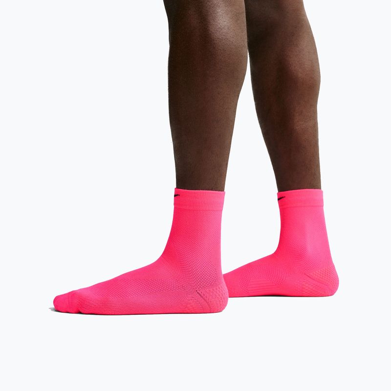 Kojinės Nike Run Lightweight Micro Crew Hyper Pink/Black 6