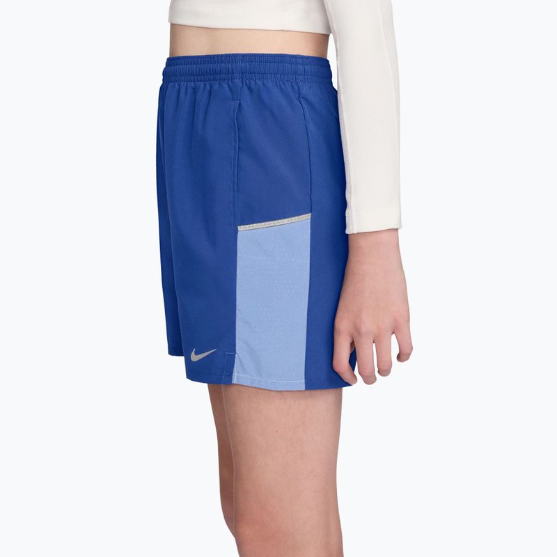 Vaikiški šortai Nike Miler game royal/aluminum 3