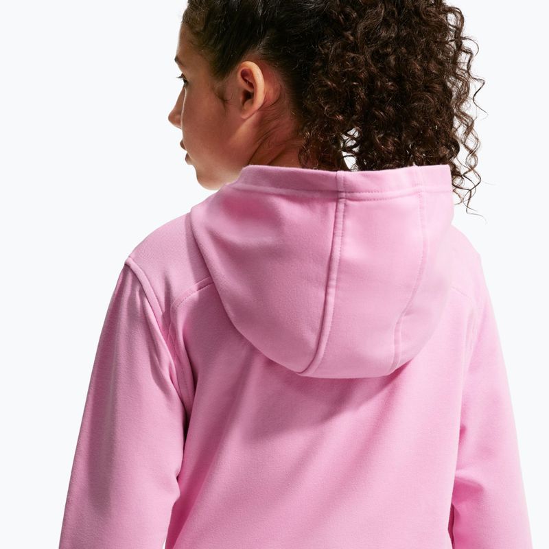 Vaikiškas džemperis Nike Pro Fleece pink rise/pink rise/black/white 4