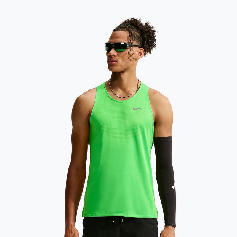 Vyriški bėgimo marškinėliai Nike Stride green spark