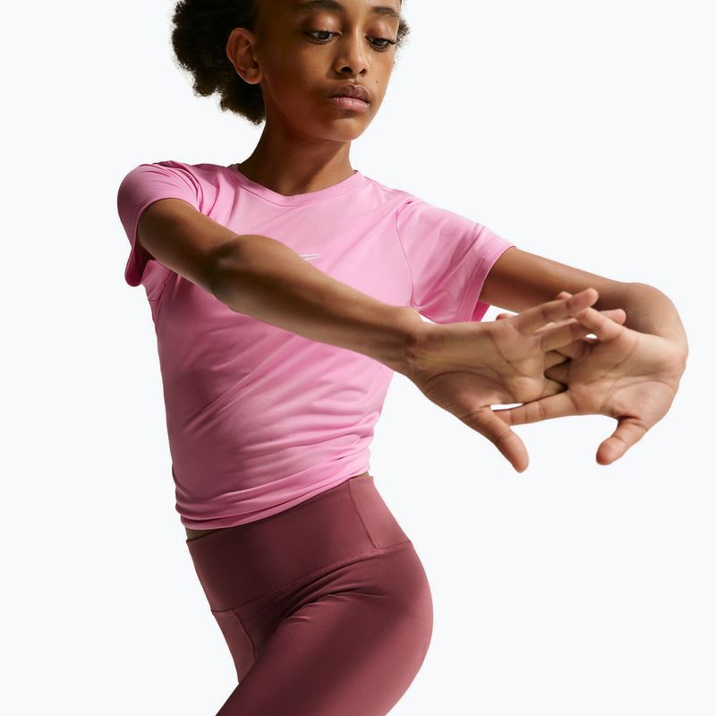Vaikiški šortai Nike One pink smoke/white 4