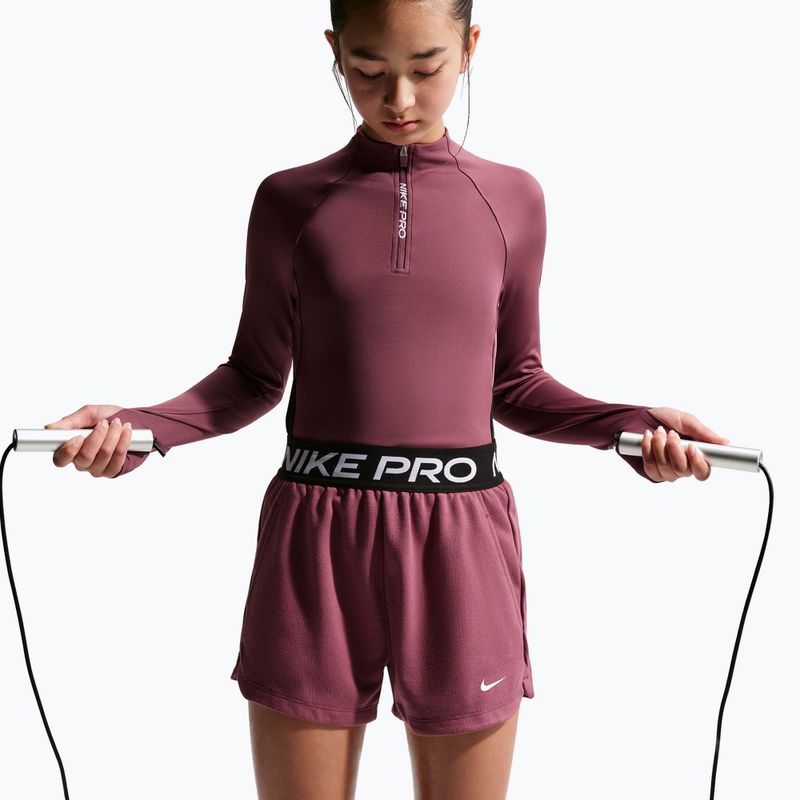 Vaikiški šortai Nike Pro Fleece pink smoke/pink smoke/black/white 6