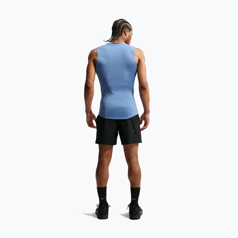 Vyriški treniruočių marškinėliai Nike Pro indigo storm/black 2