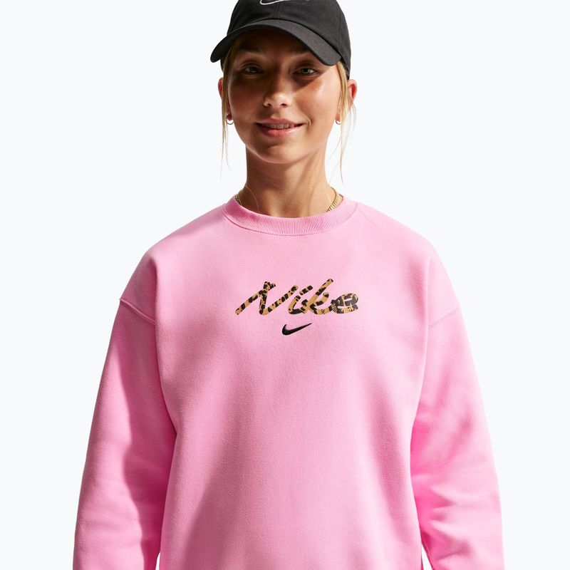 Vaikiškas džemperis Nike Sportswear Studio pink rise 4