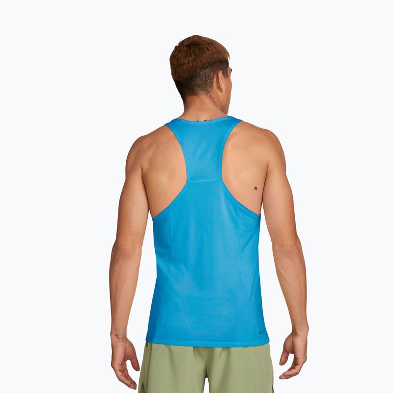 Vyriški bėgimo marškinėliai Nike Fast Dri-Fit light current blue 2