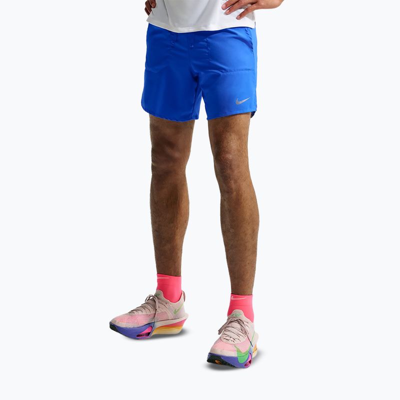 Vyriški bėgimo šortai Nike Stride Dri-Fit 2in1 7" hyper royal