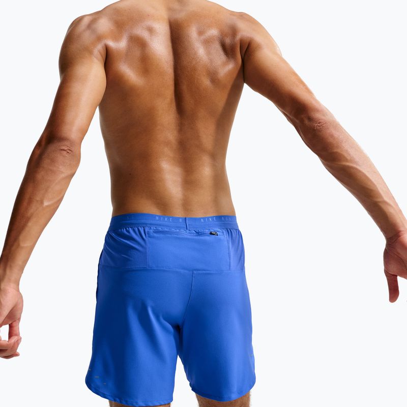 Vyriški bėgimo šortai Nike Stride Dri-Fit 2in1 7" hyper royal 5