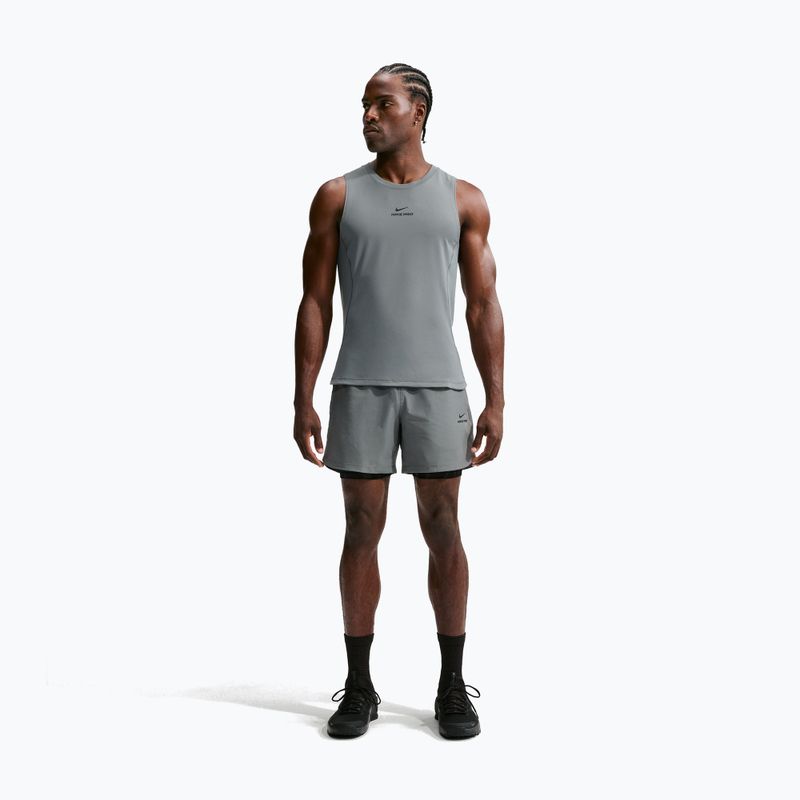 Vyriški treniruočių marškinėliai Nike Pro smoke grey/black 7