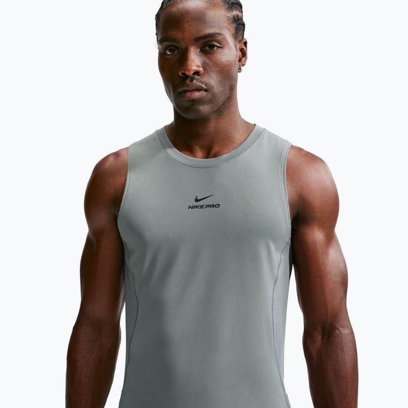 Vyriški treniruočių marškinėliai Nike Pro smoke grey/black 3