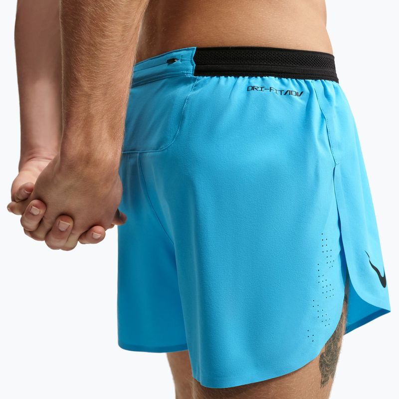 Vyriški bėgimo šortai Nike AeroSwift light current blue/black 6