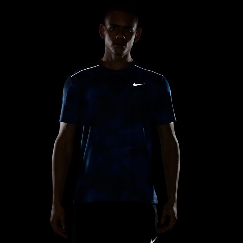 Vyriški bėgimo marškinėliai Nike Miler midnight navy 4