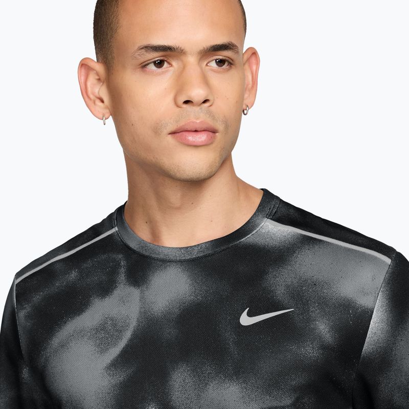 Vyriški bėgimo marškinėliai Nike Miler black 3