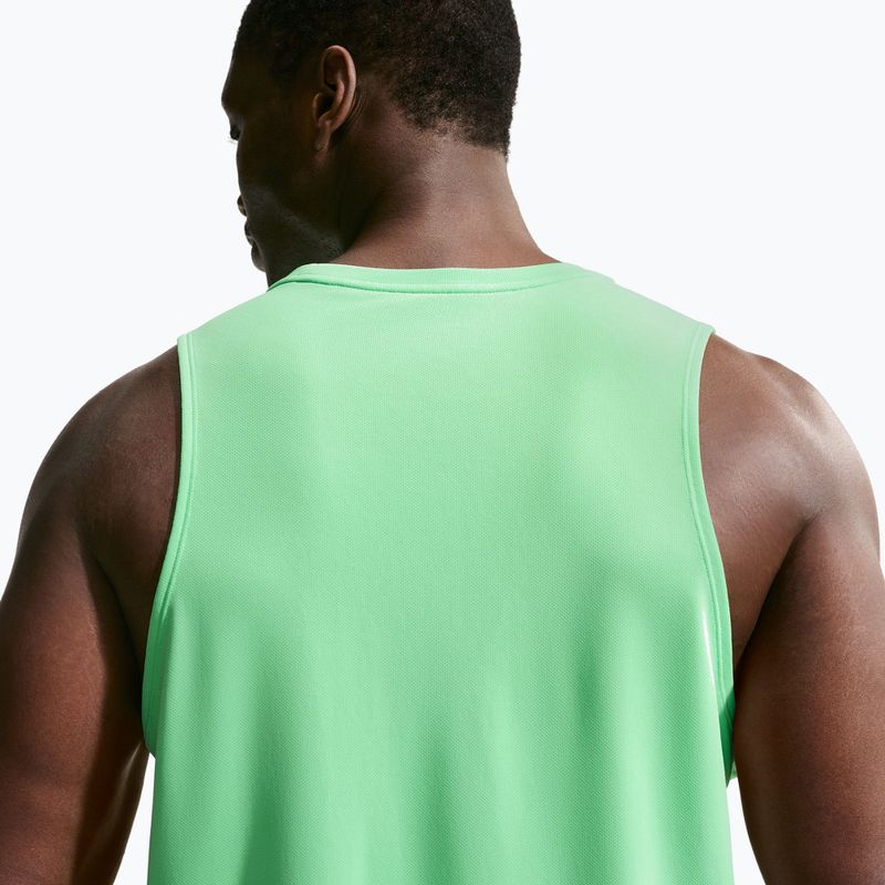 Vyriški bėgimo marškinėliai Nike Miler illusion green 6