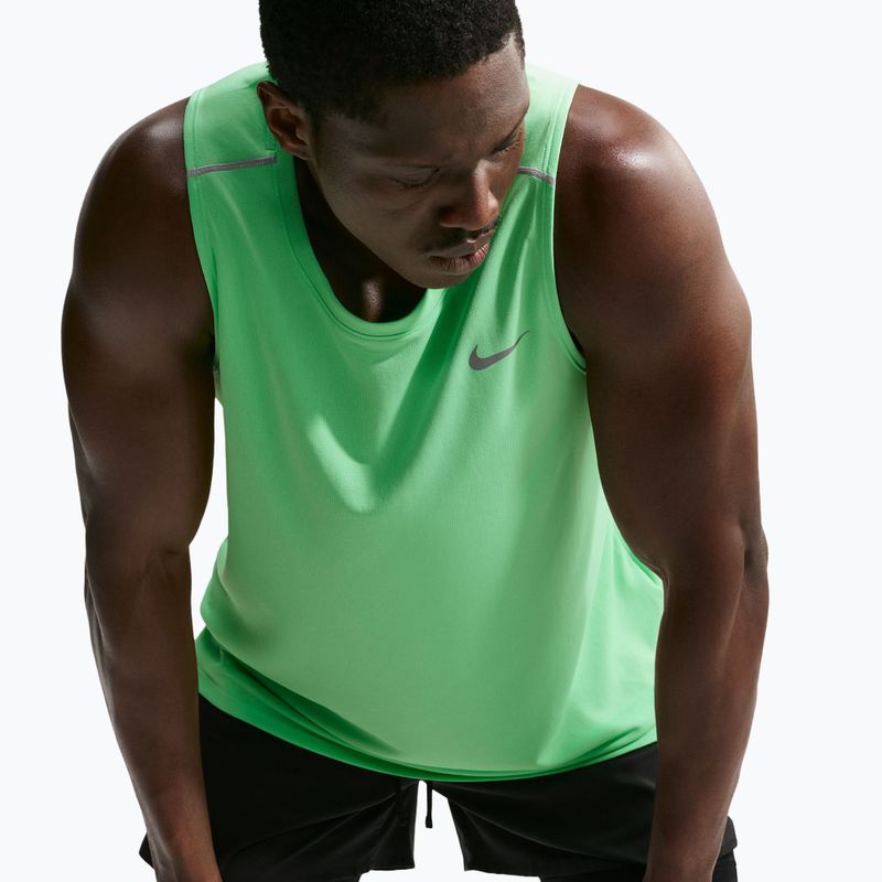 Vyriški bėgimo marškinėliai Nike Miler illusion green 7