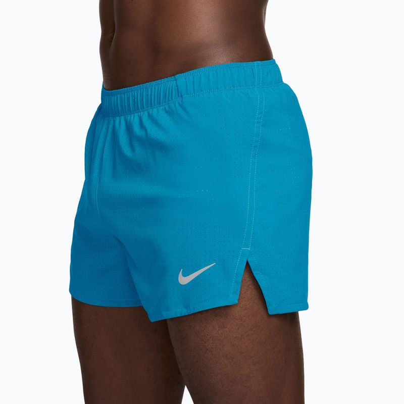 Vyriški bėgimo šortai Nike Fast light current blue/black 3