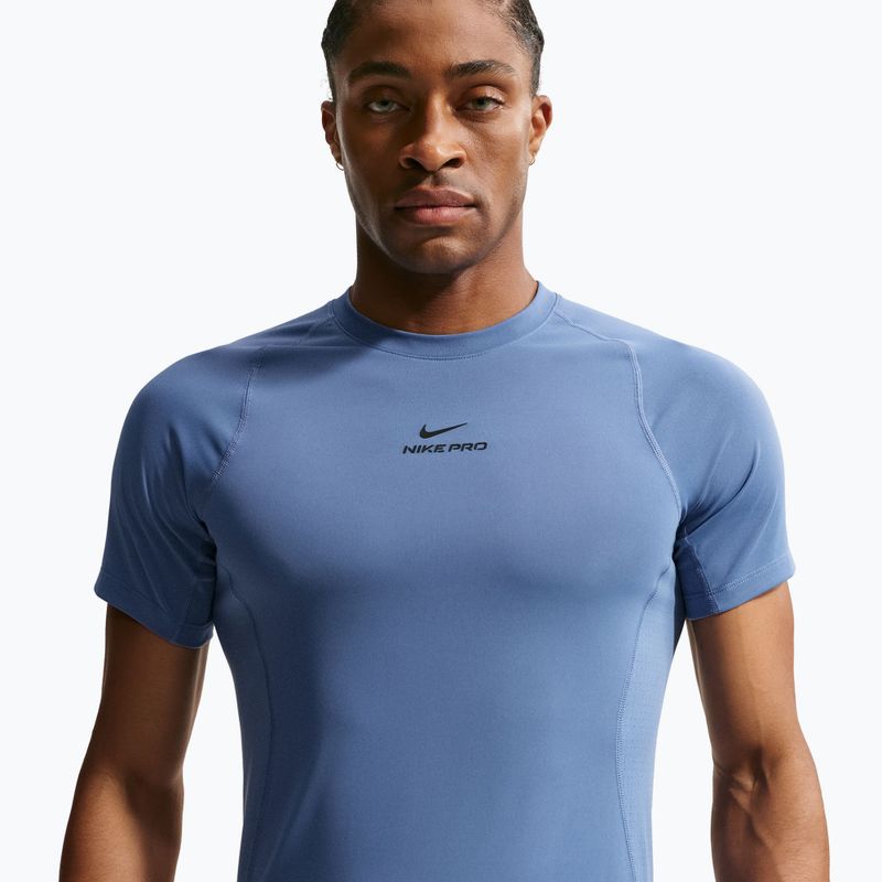 Vyriški treniruočių marškinėliai Nike Pro Training indigo storm/black 4