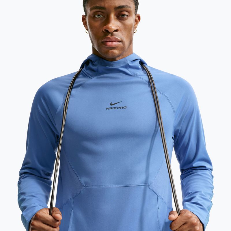 Vyriškas treniruočių džemperis Nike Pro Indigo Storm/Black 4