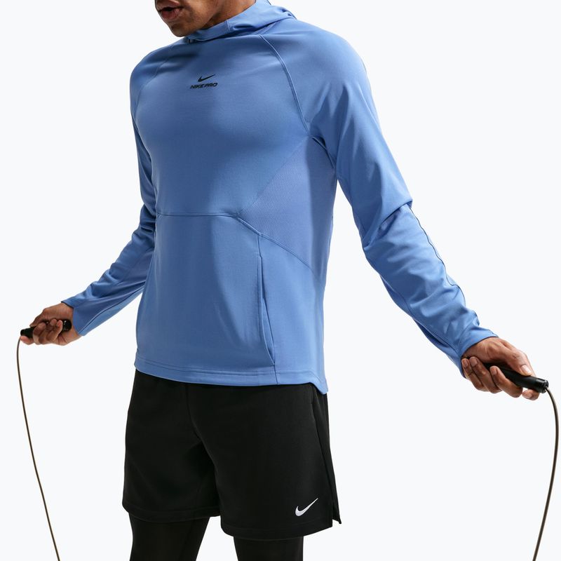 Vyriškas treniruočių džemperis Nike Pro Indigo Storm/Black 6