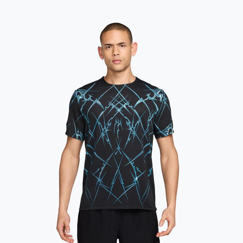 Vyriški bėgimo marškinėliai Nike AeroSwift black/white