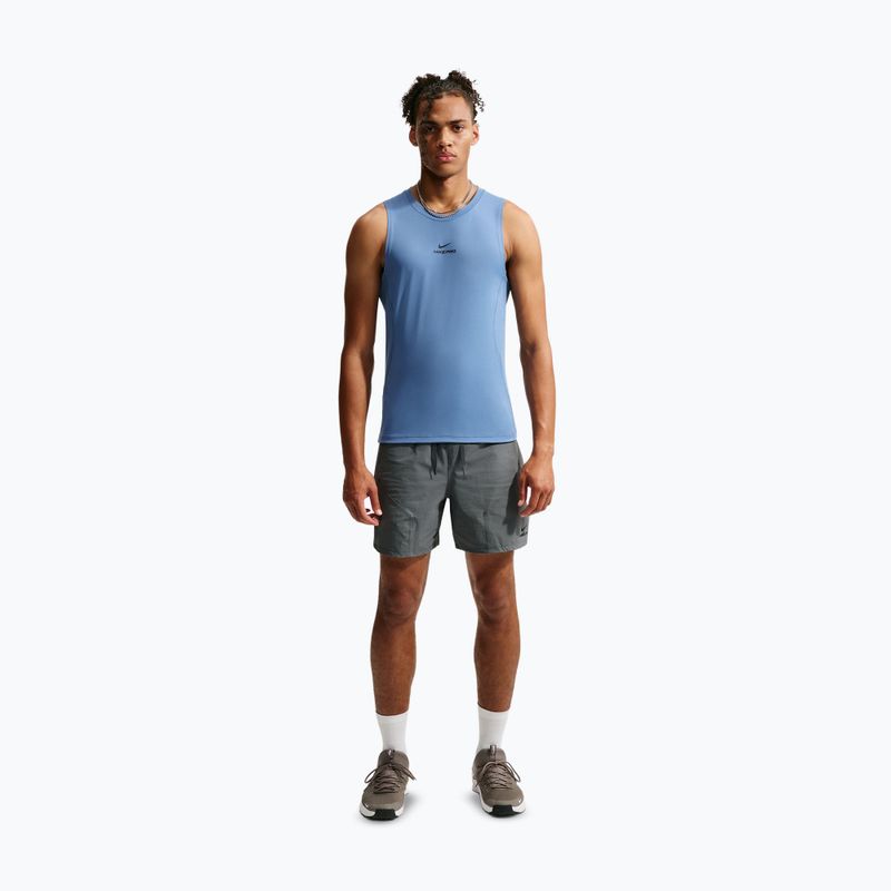Vyriški treniruočių šortai Nike Pro Training smoke grey/smoke grey/black 2