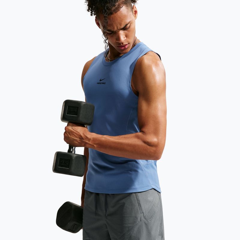Vyriški treniruočių šortai Nike Pro Training smoke grey/smoke grey/black 5
