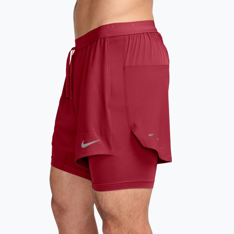 Vyriški bėgimo šortai Nike Stride tough red 3