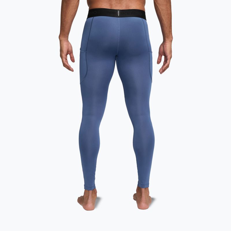 Vyriškos tamprės Nike Pro indigo storm/black 2